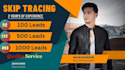 do real estate skip tracing and bulk skip tracing service
