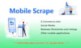 scrap android mobile applications data