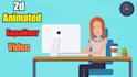 create an amazing 2d cartoon animation video