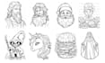 create coloring pages using ai with midjourney or dalle 3