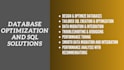 optimize your database performance and craft sql solutions