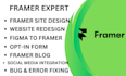 create and recreate professional framer website and convert figma to framer