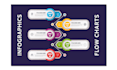 design flowcharts piecharts and business infographics