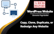 copy, clone, duplicate, or redesign any website in wordpress with elementor