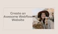 create an awesome webflow website