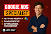 setup and manage your google ads adwords PPC campaigns