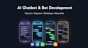 build ai chatbot and discord telegram whatsapp bot with manychat automation