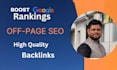 create off page SEO backlinks on high domain rating sites