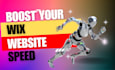 speed up wix website on google pagespeed insight report