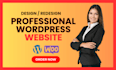 design a modern wordpress website