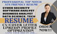 craft data software business analyst cybersecurity IT technical resume