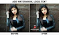 add watermark logo or add text image up to 1000 photos