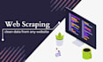 do web scraping, data scraping, images and text