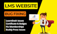 fix wordpress lms issues,learndash lms and tutor lms issues
