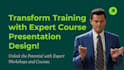 design professional course or training workshop presentation