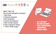 develop responsive website design and backend development