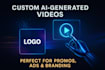 create custom ai generated videos for your business needs