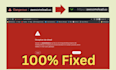 fix the deceptive site ahead warning from your website