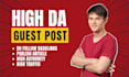 publish article on general guest post sites for link building