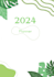 agenda 2024 colores verdes