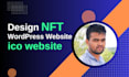 design a stunning nft website and cryptocurrency ico website