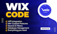 customize your wix website with wix code, wix velo, database