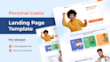 create responsive HTML CSS landing pages and portfolio sites