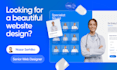 design website or landing page ui ux in figma, business website, UI figma design