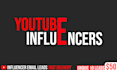 research youtube influencer email leads