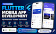 develop cross platform mobile app in flutter for ios and android