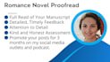 promptly proofread your romance novel