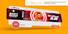 design stunning youtube,twitter, linkedin, header twitch banner