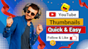 design professional thumbnails for youtube channels