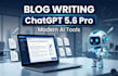 write SEO optimized articles and blog posts with ai tools chatgpt and gemini