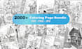give 2000 plus amazing coloring pages with mandala collection