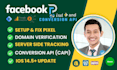 setup facebook meta pixel by GTM, setup fb capi and server side tracking by ga4