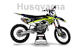 make realistic 3d model mockup render of motocross dirt bike decal wrap