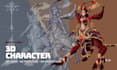 do 3d character concept for game