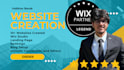 create wix website design, redesign and develop wix website