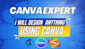 create customizable flyers, social media post or any design in canva