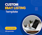 design responsive ebay listing template and ebay store