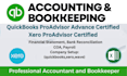 do bookkeeping and accounting with quickbooks, xero and wave