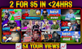design eye catching gaming thumbnails under 24 hrs