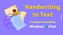 do translation and handwriting