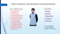 do data analysis, interpretation, visualization on spss and excel