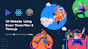 build a 3d website with threejs and react