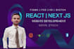 figma to react js, figma to next js frontend development