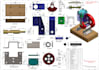 create 2d technical drawings and 3d printing models
