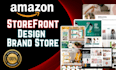 do amazon storefront design and amazon brand store
