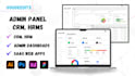 do web app, saas , hrm design on figma admin dashboard UI UX design